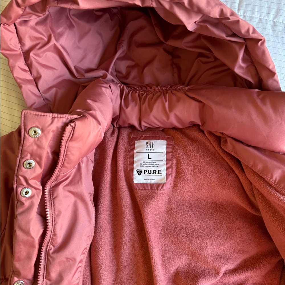 Gap Kids Recycled Heavyweight PrimaLoft® Puffer Jacket sz L (10-12) - Picture 6 of 7